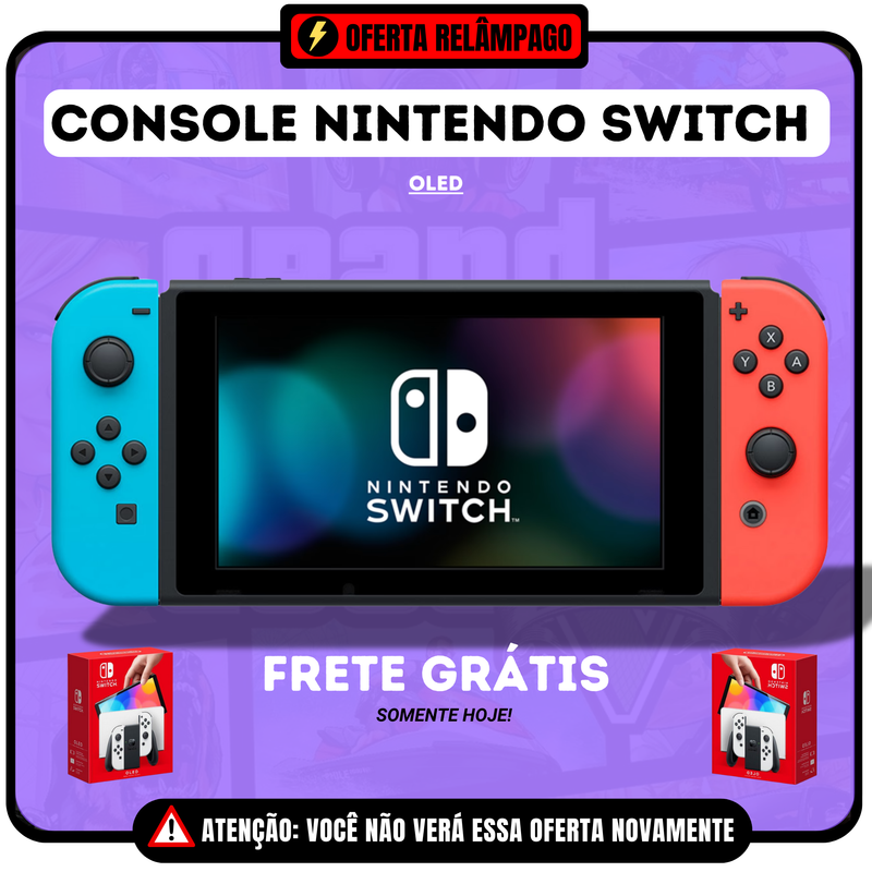 Console Nintendo Switch Oled - Branco